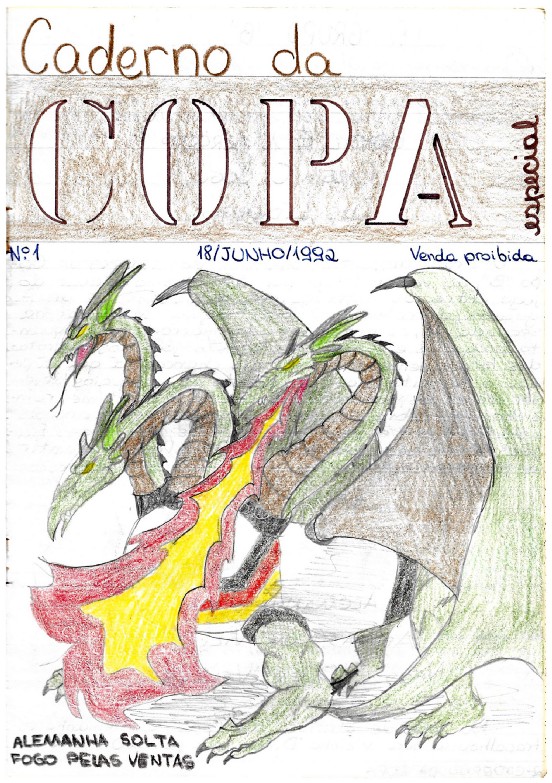 Capa do Caderno da Copa da revista Escore número 32.