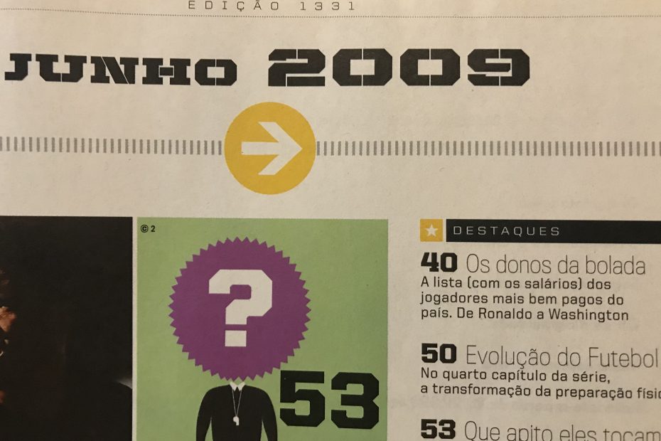 Índice da Placar número 1.331, de junho de 2009.