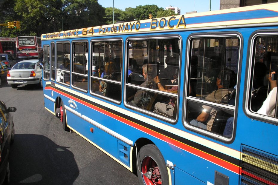 Ônibus em Buenos Aires. Foto: Alexandre Giesbrecht.