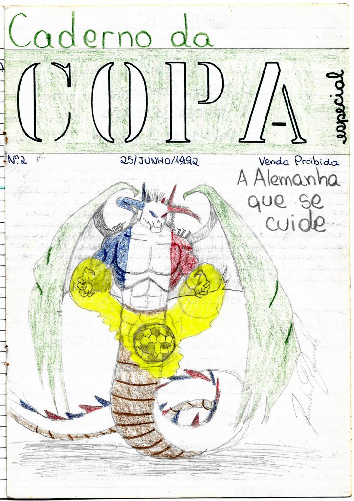 Caderno da Copa Escore número 2 (25/6/1992)